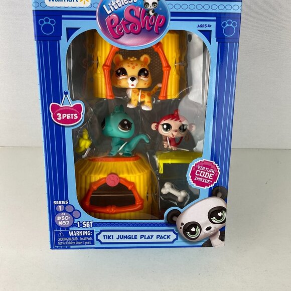 Littlest Pet Shop LPS Tiki Jungle Play Pack New In Box Kids Pretend Play Toys